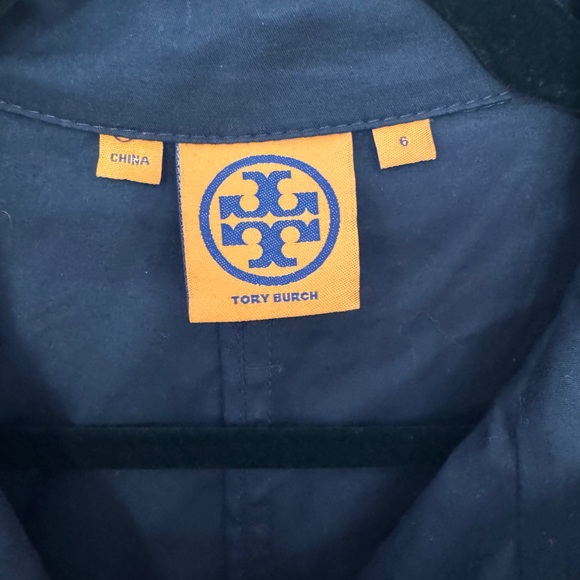 Navy Military Style Tory Burch Blue Women's Jacket - Picture 9 of 12